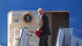 Biden Leaves Texas border.