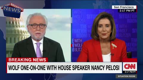 Wolf vs Crazy Nancy - Wow Wolf Blitzer actually doing his job for once! Go Wolf!