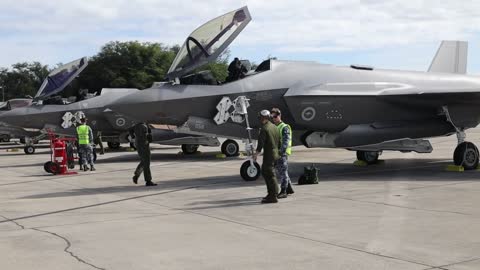 Marine Fighter Attack Squadron 314 Launches Royal Australian Air Force F-35A Lightning IIs