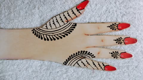 Latest Mehndi Designs | Simple Back Hand Mehndi Designs | Sana Designs