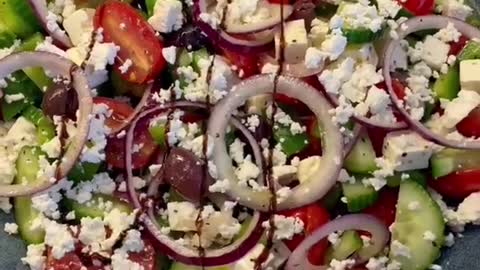 GREEK SALAD🥗 Ultimate Yummy salad TRY it OUT 🔥