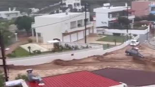 Flash Flooding Devastates Crete