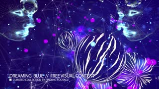 Dreaming Blue - Video Collection (VJ MIX) // Stock Video Compilations of Digital Blue backgrounds