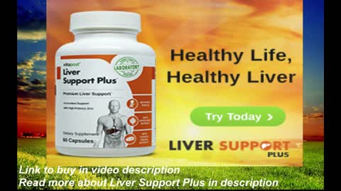 You got a fatty liver? Use Liver Support Plus to clean and detoxify for a healthy functioning liver!