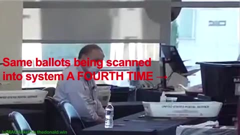 Election fraud Fulton Co. GA, rerunning ballots through count machines - over and over