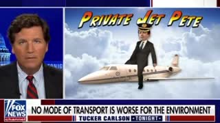 Tucker Calls Out Pete Buttigieg’s Climate Hypocrisy