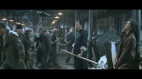 IP MAN vs Gang Fighter in Cotton Factory