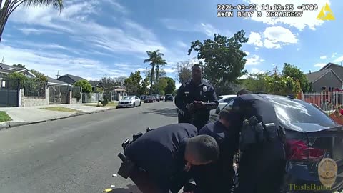 Suspect who violated their restraining order is hospitalized after being tased by LAPD officers