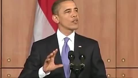drama of barack obama's speech during a visit to Indonesia