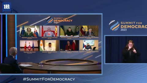 President Biden speaks at Democracy Summit with world leaders
