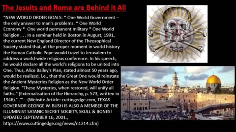 Behind the Door pt 35: The Skull and Bones-Catholic Connection-Pastor Bill Hughes