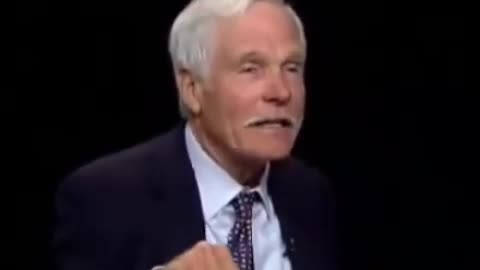 EX~FOUNDER OF CNN TED TURNER☣️TALKED ABOUT DEPOPULATING HUMANS🌐👣🐚🚷💫