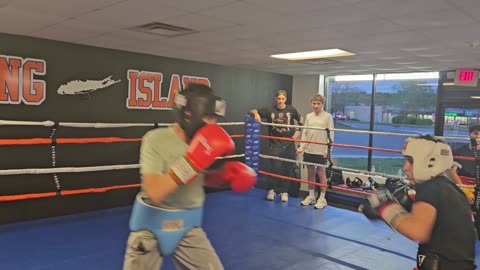 Joey sparring Steve 2. 5/14/24
