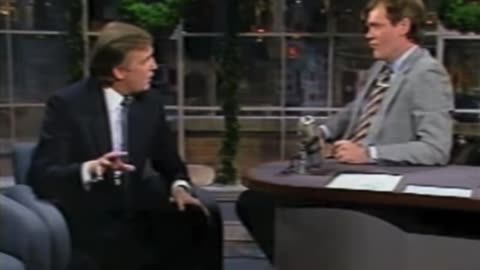 Donald Trump: 1987 With David Letterman Speaking About America First!