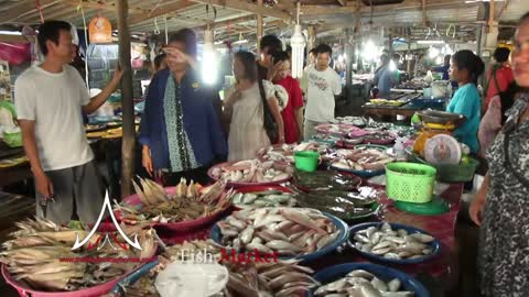 Bangrak Fish Market in Samui