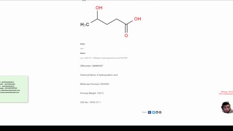 cas: 13532-37-1 NEW ghb 4-hydroxypentanoic acid FACTORY