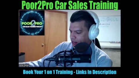 1 on 1 Car Sales Training with Ermin Tupkovic e1. #carsalestraining Poor2Pro