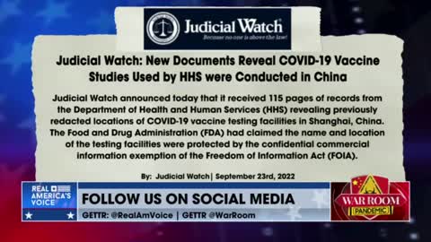 Naomi Wolf Details How COVID Shots Were Tested In China
