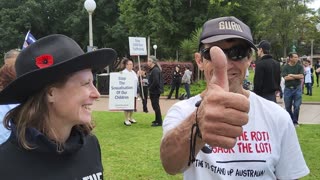 WORLDWIDE Rally For Freedom Sydney The Morning Scene with Guru