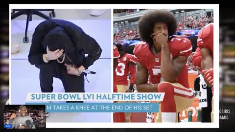 Eminem takes knee during Super Bowl halftime show despite reported NFL objection