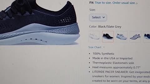 Crocs Women's Literide Sneakers 360 Pace Sneakers for only $25! #crocs #amazon #sneakers