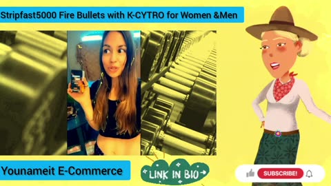 Stripfast5000 Fire Bullets with K-CYTRO for Women