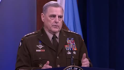 General Mark Milley Won't Discuss 'White Rage' Comment Calling It "Too Complicated"