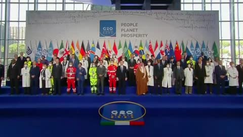 2021: G20 Rome summit - Look who needs to wear a mask