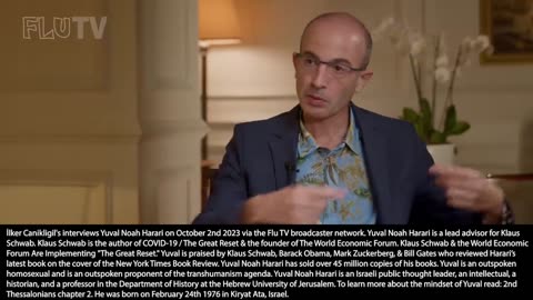 Yuval Noah Harari | "I Think That Good Nationalists Should Also Be Globalists. If You Really Want to Take Care of the People In Your Nation You Should Cooperate w/ Other Nations. It's Like This In a Pandemic & When We Have to Deal w/ Climate