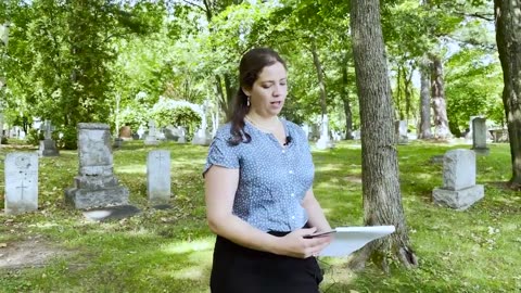 Ève L’Heureux nous explique « Le cimetière, un musée à ciel ouvert »