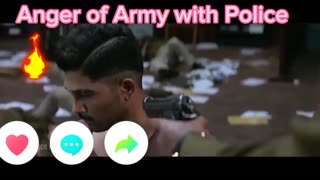 Anger of Army with police