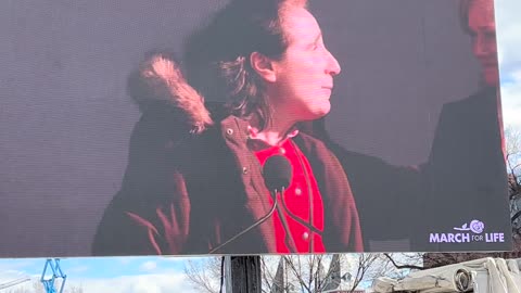 Gianna Emanuela Molla, die Tochter der Hl. Gianna Beretta Molla beim March for Life