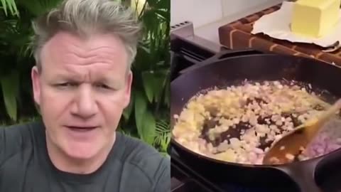 the famous "Gordon Ramsay" reaction on food