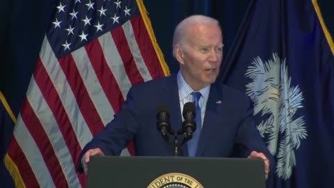 Biden Freaks Out In South Carolina And Starts Screaming About Trump
