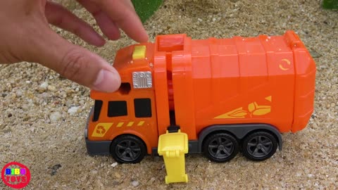 Street Vehicles Unboxing- Fire Truck, Ambulance, Dump Truck, Excavator and Garbage Trucks