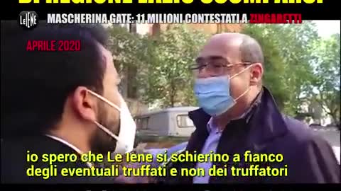 Nicola Zingaretti e gli 11 milioni scomparsi per le mascherine