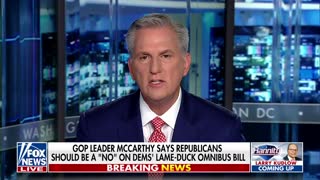 Kevin McCarthy lays out what the GOP will investigate in the new Congress