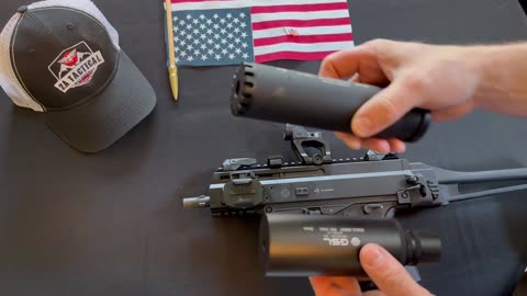 B&T RBS SQD Compact 9mm suppressor
