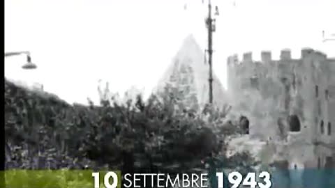 10 settembre 1943 Roma fu occupata dai nazisti tedeschi DOCUMENTARIO a Porta San Paolo c'è un targa commemorativa sulla resistenza dei romani alle truppe naziste tedesche del 10 settembre 1943,verrà poi liberata dagli Alleati il 4 giugno 1944