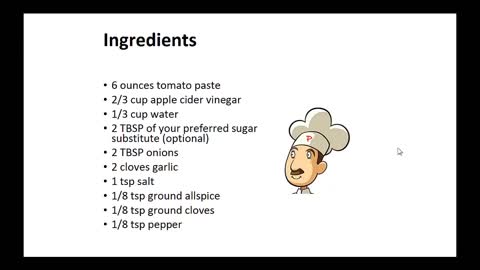 Paleo Diet Recipe - Ketchup By A Former Diabetic.mp4