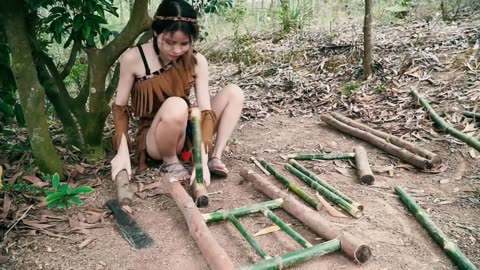 Ana's Survival Skill - Essential items for survival made from bamboo