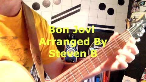 Living On A Prayer - Bon Jovi - Solo Guitar Version