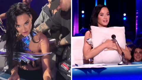 Katy Perry’s Metallic Bra Nearly Falls Off During ‘American Idol’ | ‘I Need My Top to Stay On!’