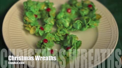 Christmas Cornflake Wreaths - No Bake Cookies