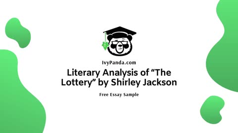 Literary Analysis of “The Lottery” by Shirley Jackson | Free Essay Sample