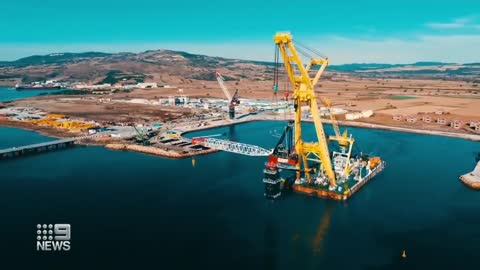 Turkey opens record-breaking bridge between Europe and Asia | 9 News Australia