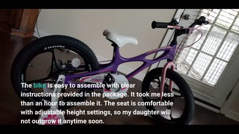 Skim Comments: Royalbaby Space Shuttle Girls Bike, Kids 18 Inch Mg Aluminum Alloy Lightweight B...