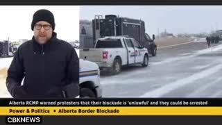 Blockade at the Alberta border is larger than ever after the RCMP tried to clear it