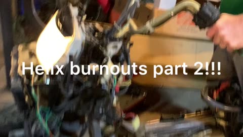 Uncut Honda Helix Burnout Part 2