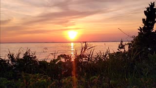 Sunset over Lake Winnebago, WI